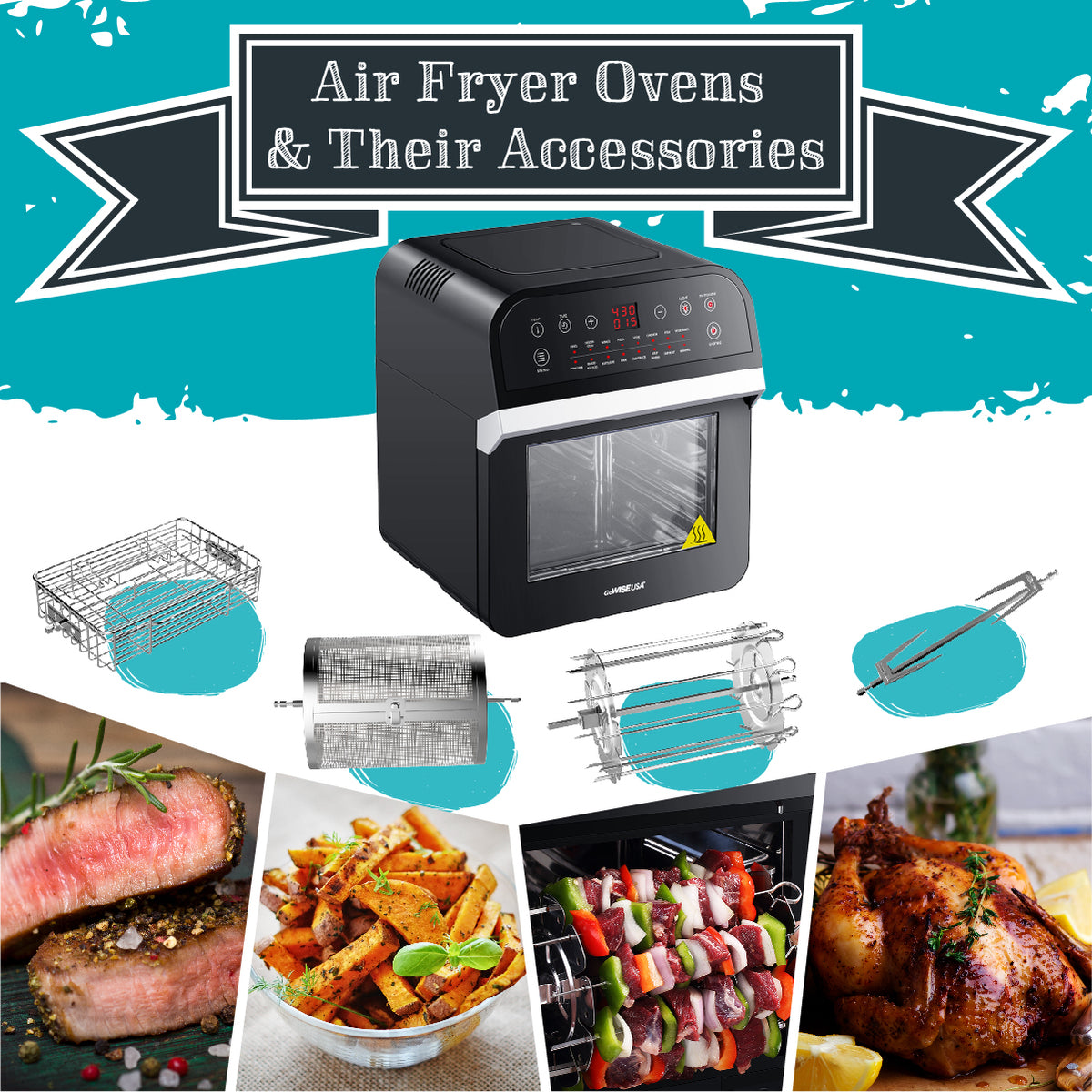 Air Fryer Ovens Their Accessories